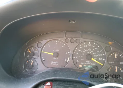 2000 Oldsmobile Bravada из США, поврежденный, VIN 1GHDT13W8Y2215439